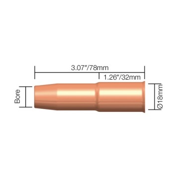 Tweco #2 13mm MIG Gas Shroud