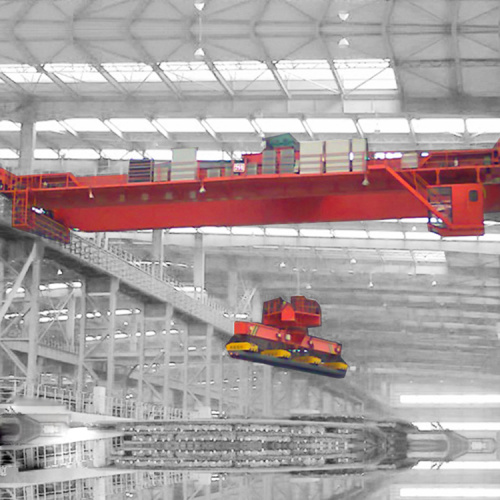 Magtanggal ng Electromagnet Double Girder Overhead Crane