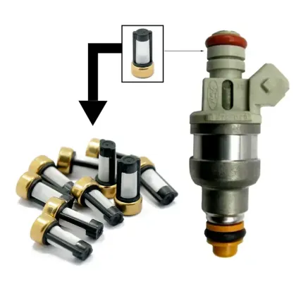 KangTao Universal Fuel Injector Micro Filter 12*6*3mm Basket Filter for Bosch Fuel Injectors