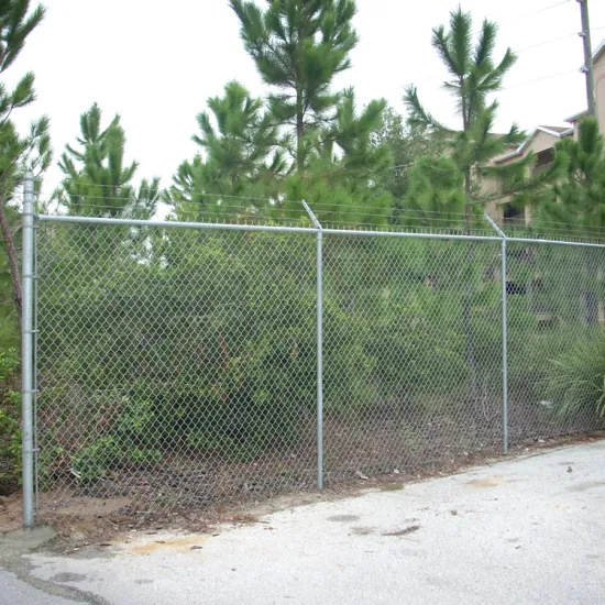 Galvanized Iron 10x10 Chain Link Fence Panels