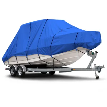 Universal Waterproof Polyester Boat Cover for Trailerable Boats 14'-16'