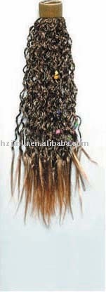 curly synthetic hair extension