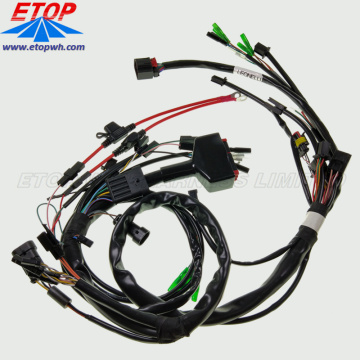 ECU Wiring Harness and Ampseal Connector Cable Assembly