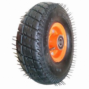 Wheel for wheelbarrow