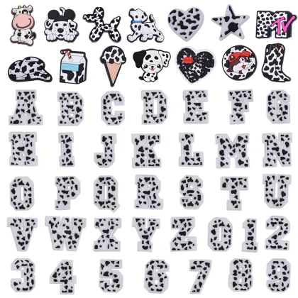 Wholesale Leopard Print Shoe Decorations for Clogs