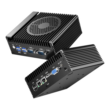PC industrial de aleación de aluminio Dual Gigabit