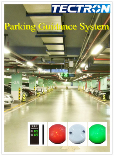 Tectron Basement Vehicle Space Management Ultrasonic Sensor From Parking Lots Guidance System Solution