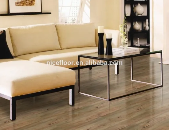 Handscraped embossed laminate wood flooring