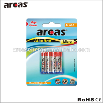 1.5v AAA am4 lr03 alkaline battery