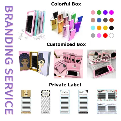 Christmas Rainbow Lashes: Colored Glitter Eyelash Extensions