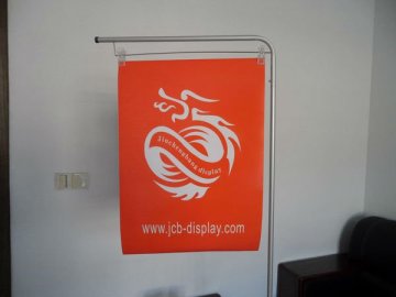 Hanging poster stand with type C