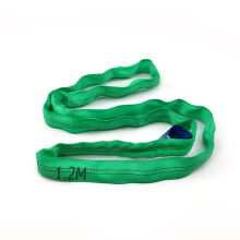 Polyester 2ton Green One Way Endless Webbing Sling