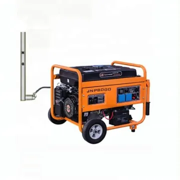 Single phase portable LPG gasoline generator 6kw