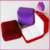 2016 hot sale flocked jewelry boxes ring box velvet ring box packaging