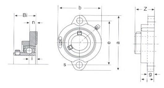 Stainless Steel Bearings TP-SSBLF200 Series