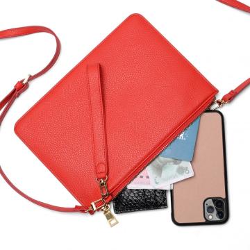 Red Luxury Crossbody Hochzeitskupplungstasche Abendtaschen