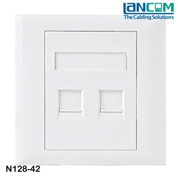 Lancom CE factory customized design dual port face plate