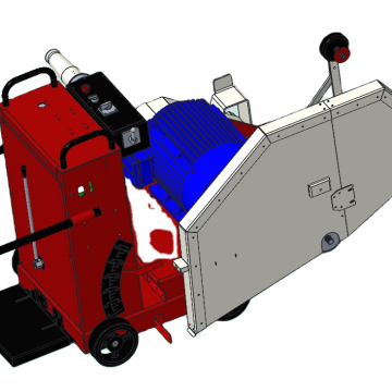 380V 22KW Hydraulic Concrete Cutter 1200mm Blade Diameter