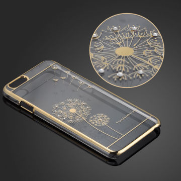 Electroplate Tpu Transparent Cell Phone Case