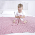 baby minky blanket with rabbit toy