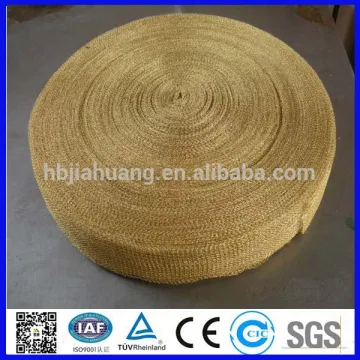 Gas liquid hook woven knitted wire mesh for making demister