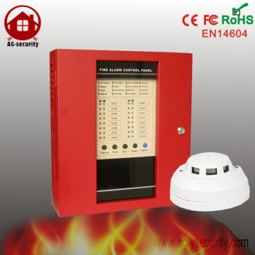 16 zones Conventional fire alarm control panel , alarm control panel, fire alarm panel