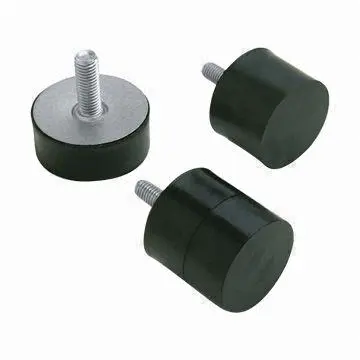 Cylindrical Rubber Dampers for Machines, Equipment Shock Absorption