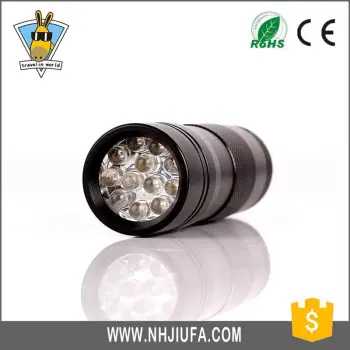DIRECTLY SALE cheap custom cut 12 led flashlight