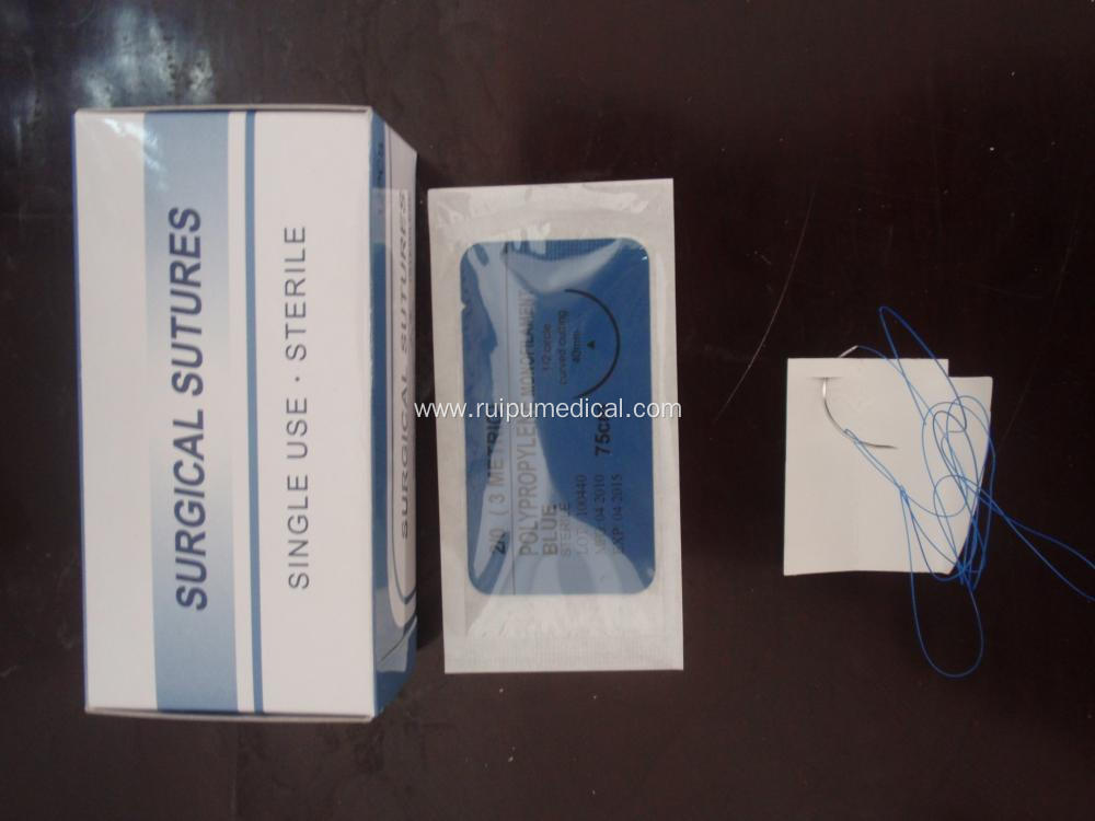 Nonabsorbable Surgical Polypropylene Monofilament Suture