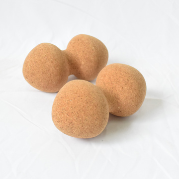 Natural Eco-friendly Cork Yoga Peanut Massage Ball