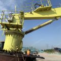 OUCO custom 5T15M straight arm marine deck crane simple structure and easy maintenance