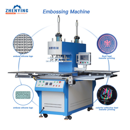 Automatic Clothing Labe 3D Silicone Heat Embossing