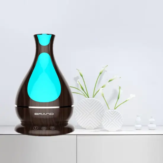 300ml Electric Essential Oil Diffuser Wood Private Label