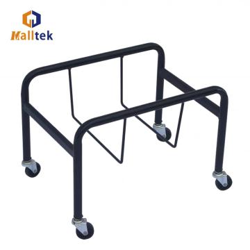 Powder Coating Supermarket Metal Shopping Basket Holder