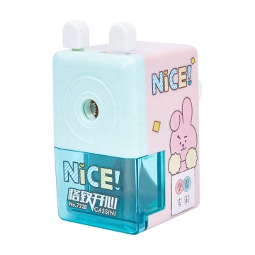Cartoon Design Plastic Classic Manual Pencil Sharpeners for Kids: Perfect School Supplies and Gifts