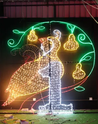 Animated LED Display: 12 Days of Christmas - Partridge in a Pear Tree
