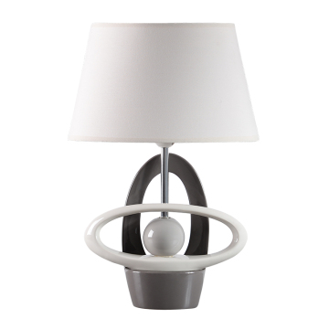 Rustic Ceramic Table Lamp: Modern Lighting for Home Décor, Desk, and Bedroom
