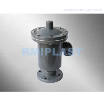 PVC Plastic Air Vent Valve Flange End