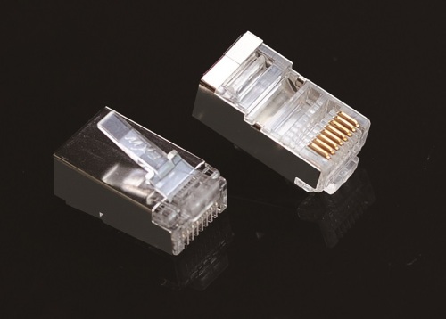 Shield Conector RJ45 Hombre Mujer