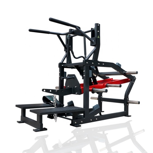 Hammer strength plate loaded belt squat machine