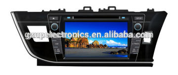 8 inch right-hand-drive double din toyota corolla car dvd player with gps bluetooth