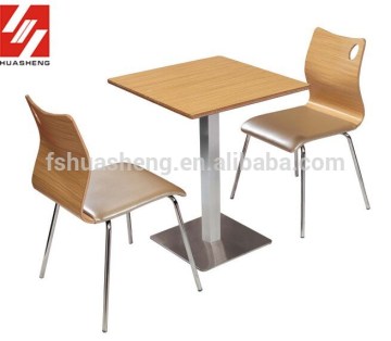 coffee shop dining table and chair set