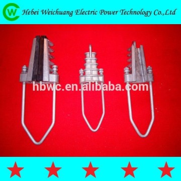 High tension wedge type cable wire clamp anchor clamp