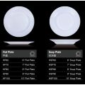 Plato Plano Elegante Forma-6 "