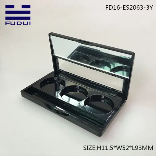 Custom Three Color Eye Shadow Palette MakeUp Case