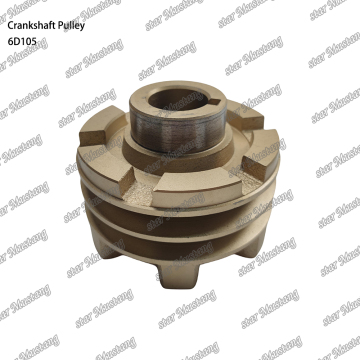6D105 Crankshaft Pulley for Komatsu Engine Parts