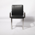 Modern Nico Flat Leather Dining Chair