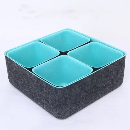 Felt Storage Bins and Organizers: Separators, Tool Containers, and Desk Organizers