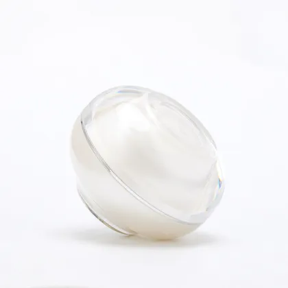 plastic cosmetic face cream jar packaging container