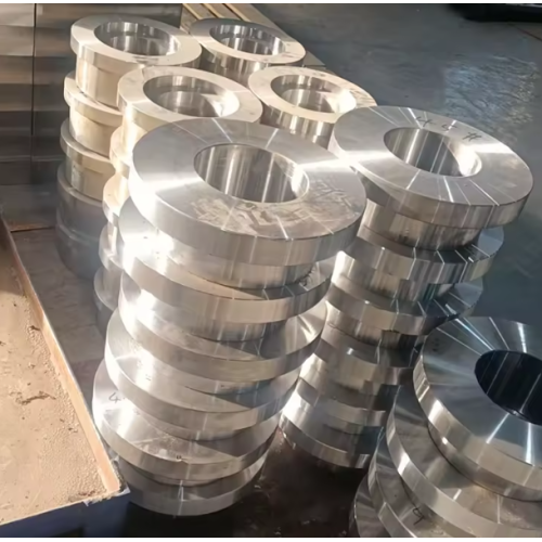 Anneau rond en acier allié forgé avec précision OEM forgé